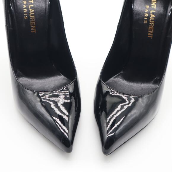 Saint Laurent Thorn Patent Leather Pointed Toe Pump Size 35.5 EU - Picture 8 of 11